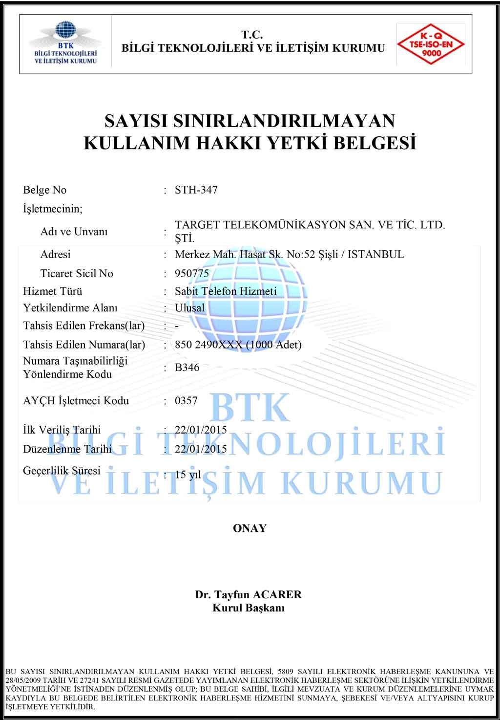 target telekom sth document